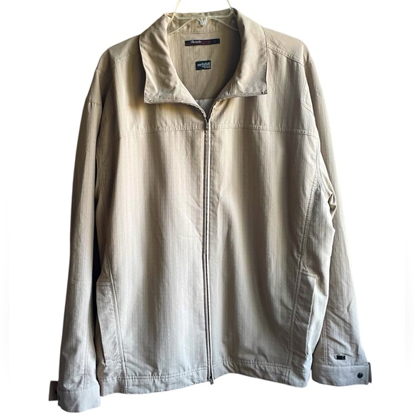 Men’s Tiger Woods Collection for Nike Khaki Lined Golf Jacket XL - Picture 1 of 12